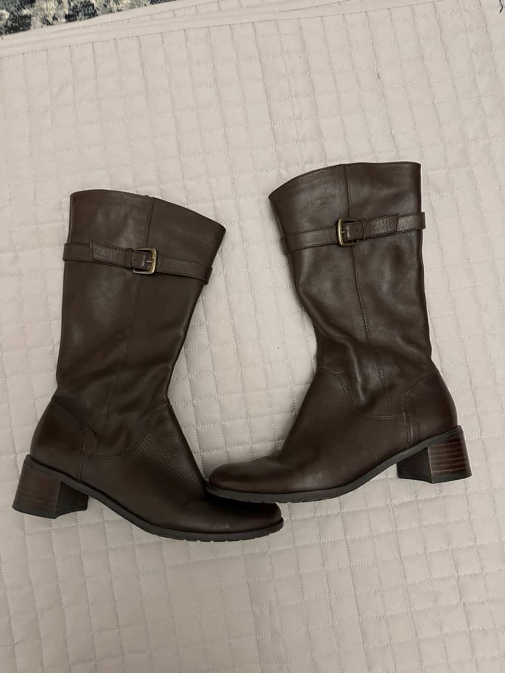 Easy Spirit Brown Leather Boots